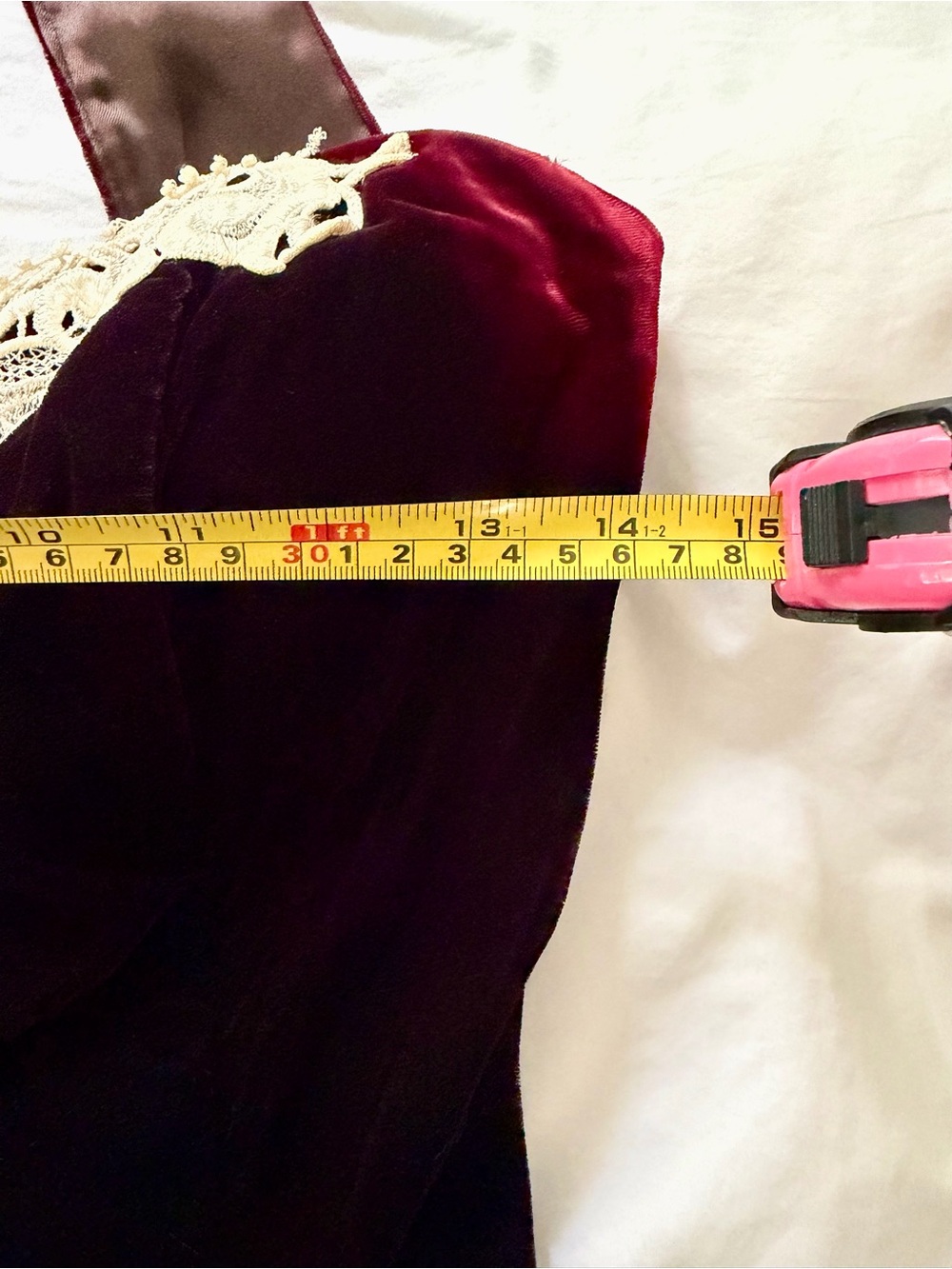 Stunning Gunne Sax by Jessica McClintock Vintage Choker Dress - Picture 8 of 13